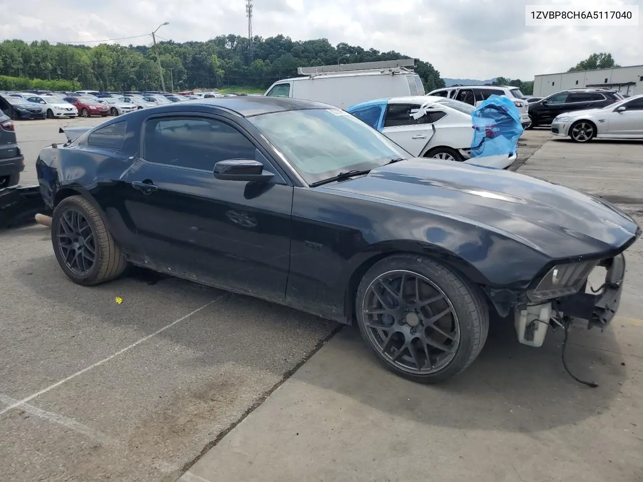 2010 Ford Mustang Gt VIN: 1ZVBP8CH6A5117040 Lot: 62229985