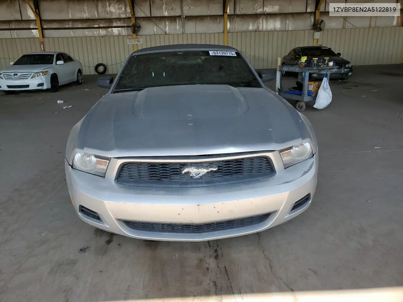 2010 Ford Mustang VIN: 1ZVBP8EN2A5122819 Lot: 63139715