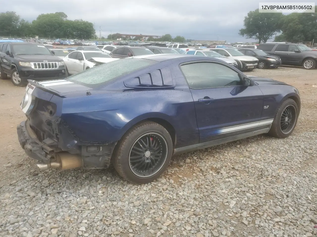 2011 Ford Mustang VIN: 1ZVBP8AM5B5106502 Lot: 56765035