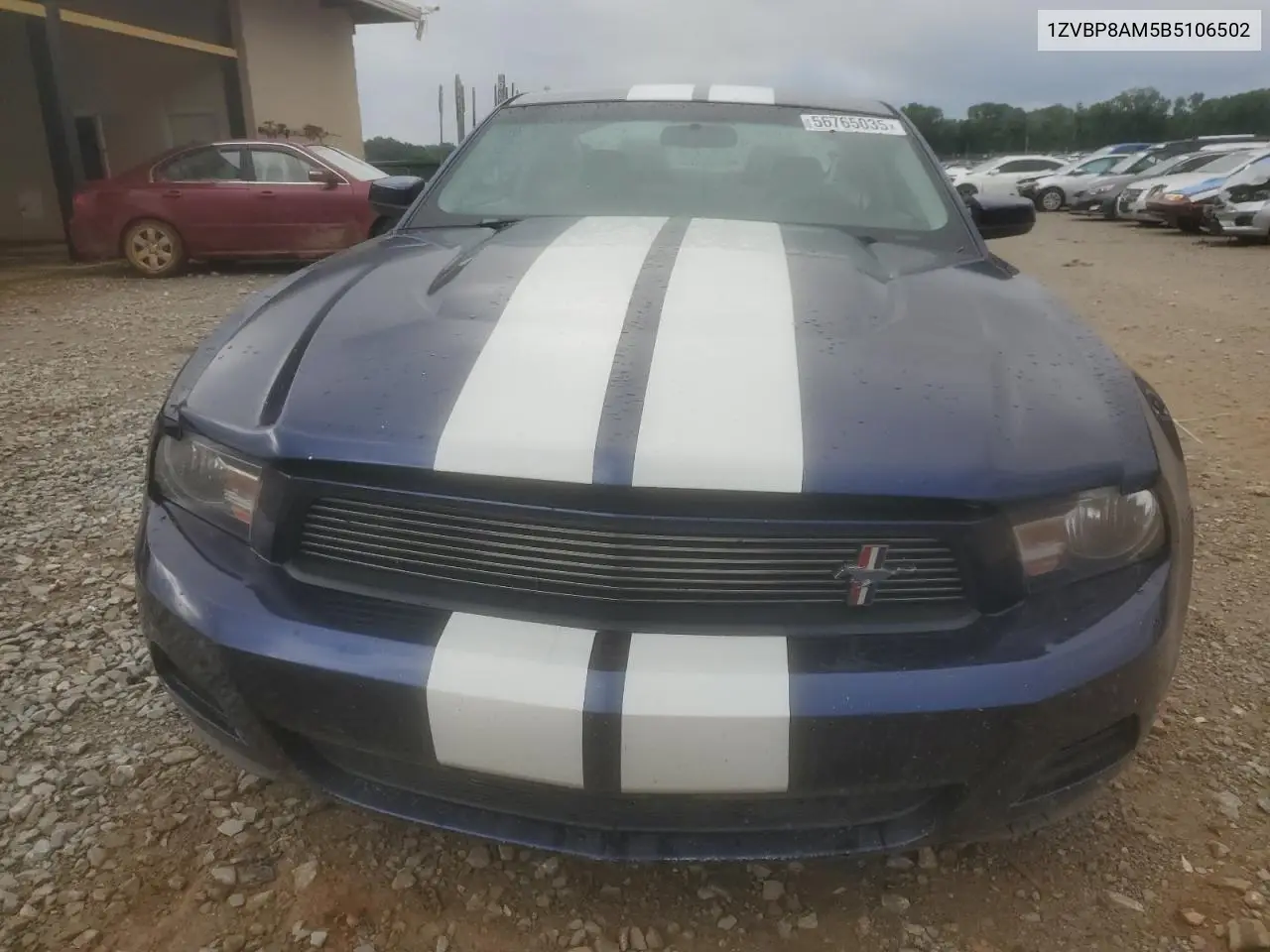 2011 Ford Mustang VIN: 1ZVBP8AM5B5106502 Lot: 56765035