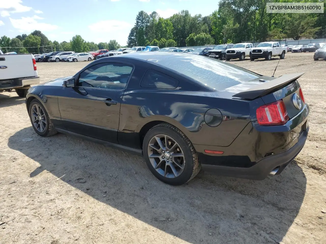2011 Ford Mustang VIN: 1ZVBP8AM3B5160090 Lot: 56898605