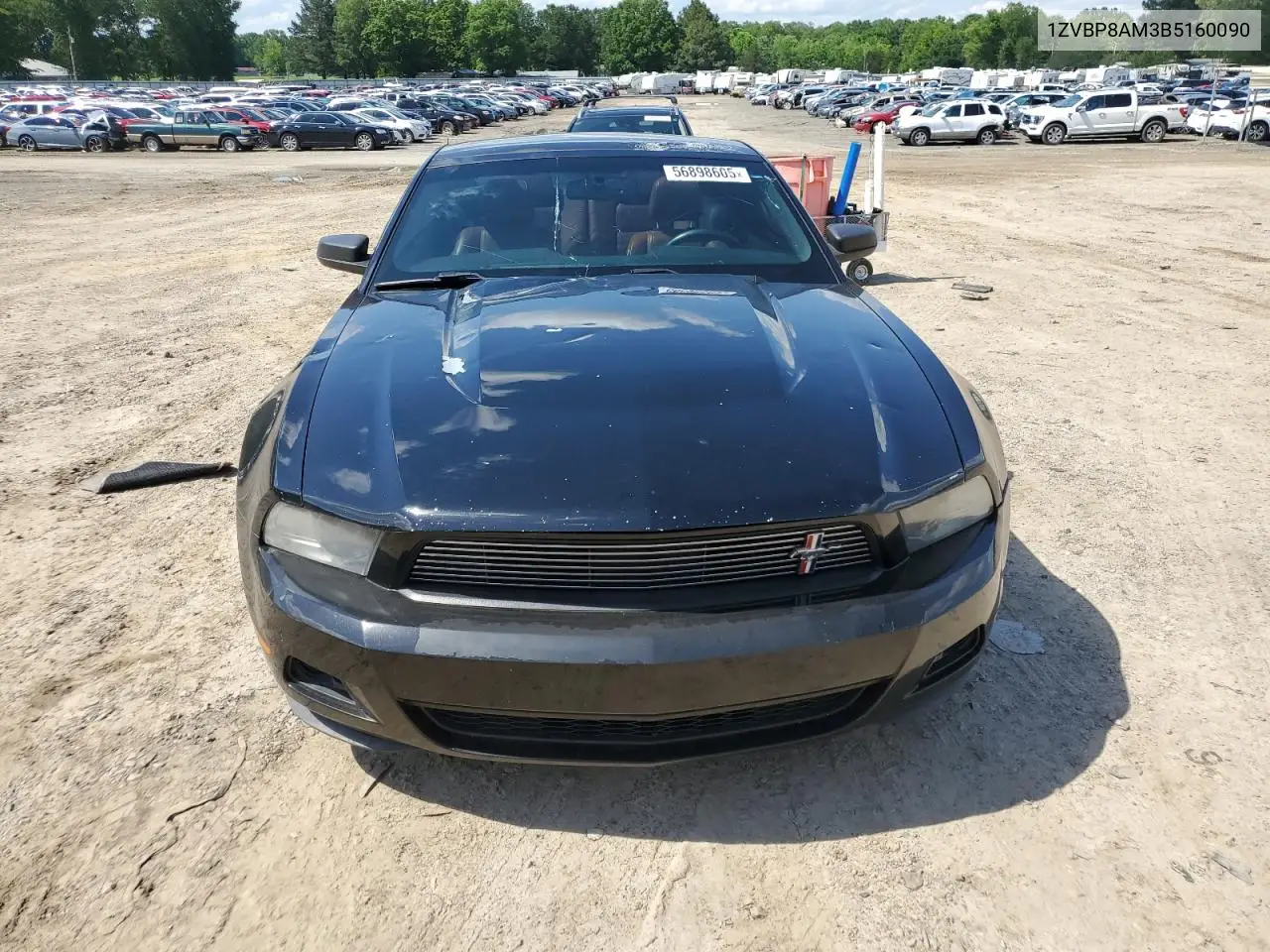 2011 Ford Mustang VIN: 1ZVBP8AM3B5160090 Lot: 56898605