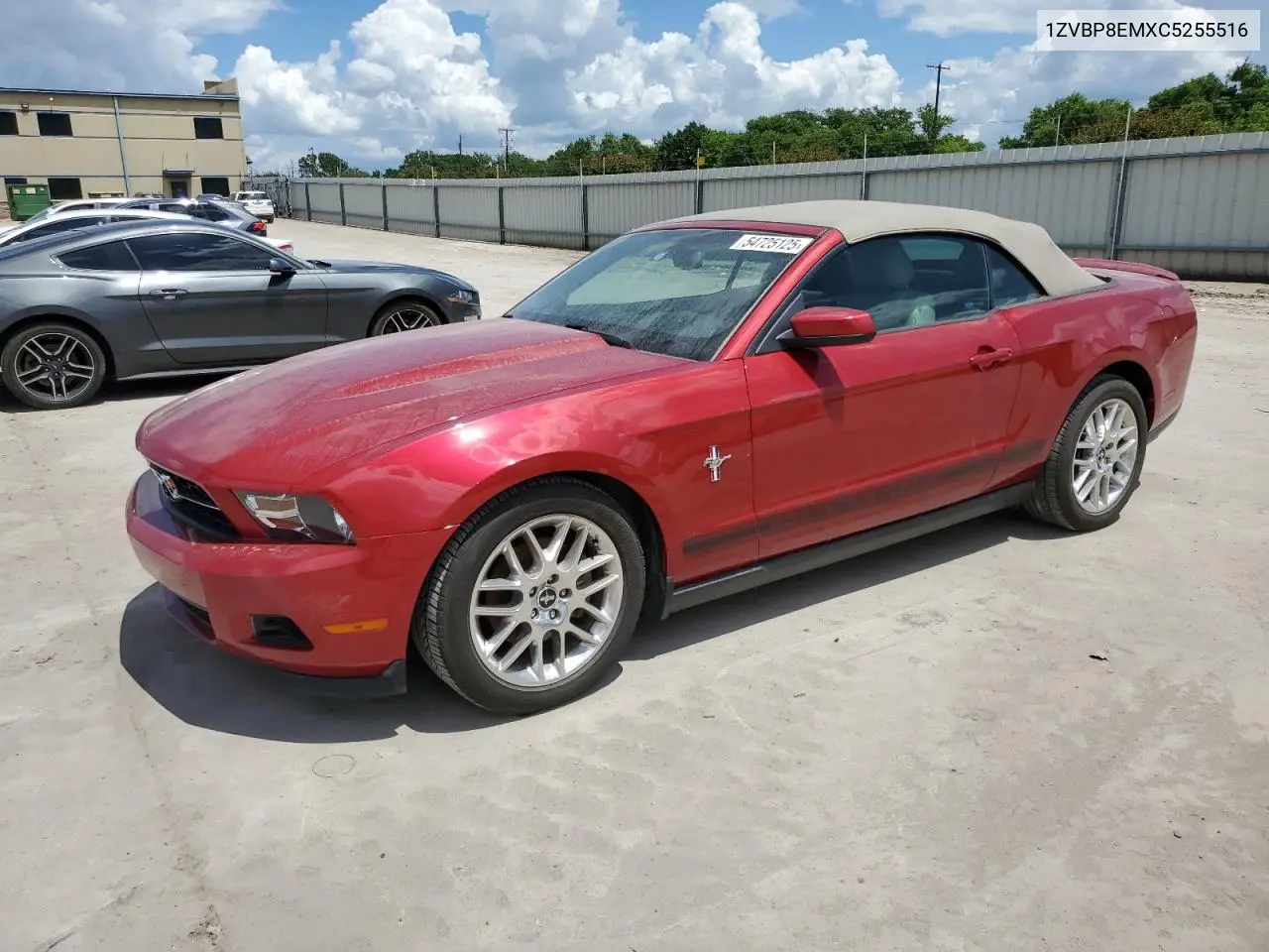 2012 Ford Mustang VIN: 1ZVBP8EMXC5255516 Lot: 54725125