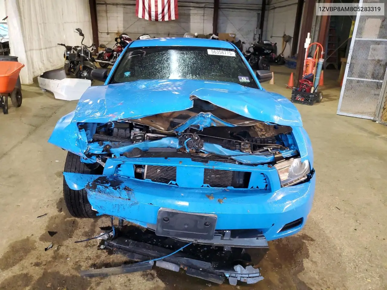 2012 Ford Mustang VIN: 1ZVBP8AM8C5283319 Lot: 56358775