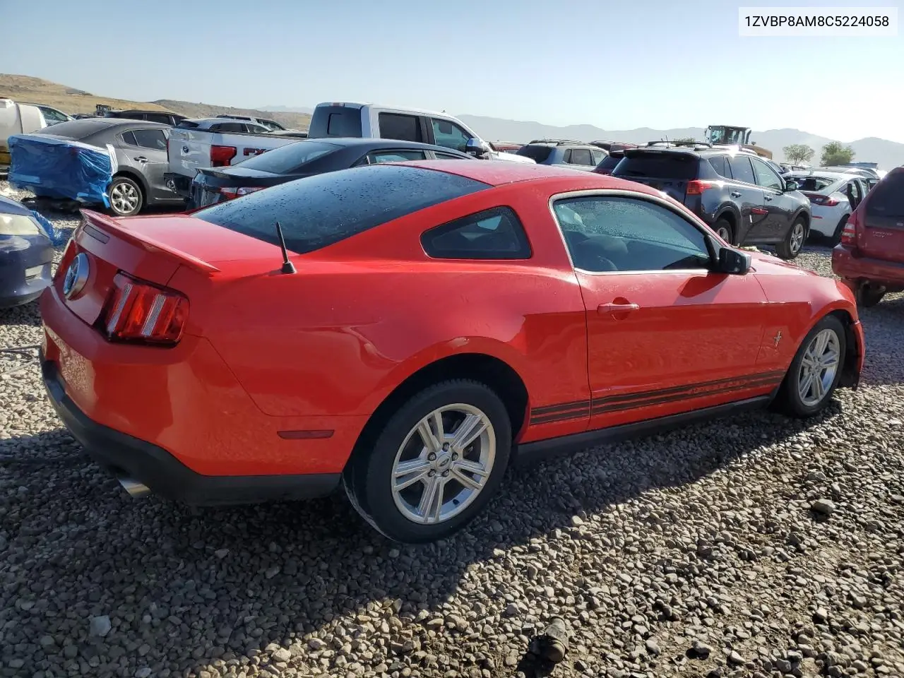 2012 Ford Mustang VIN: 1ZVBP8AM8C5224058 Lot: 59056655