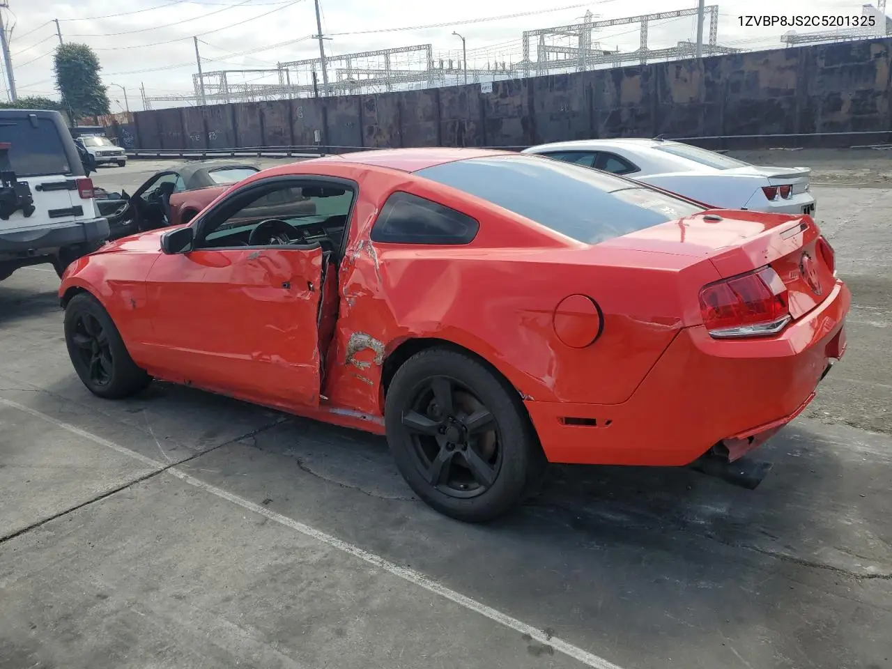 2012 Ford Mustang Shelby Gt500 VIN: 1ZVBP8JS2C5201325 Lot: 60275065