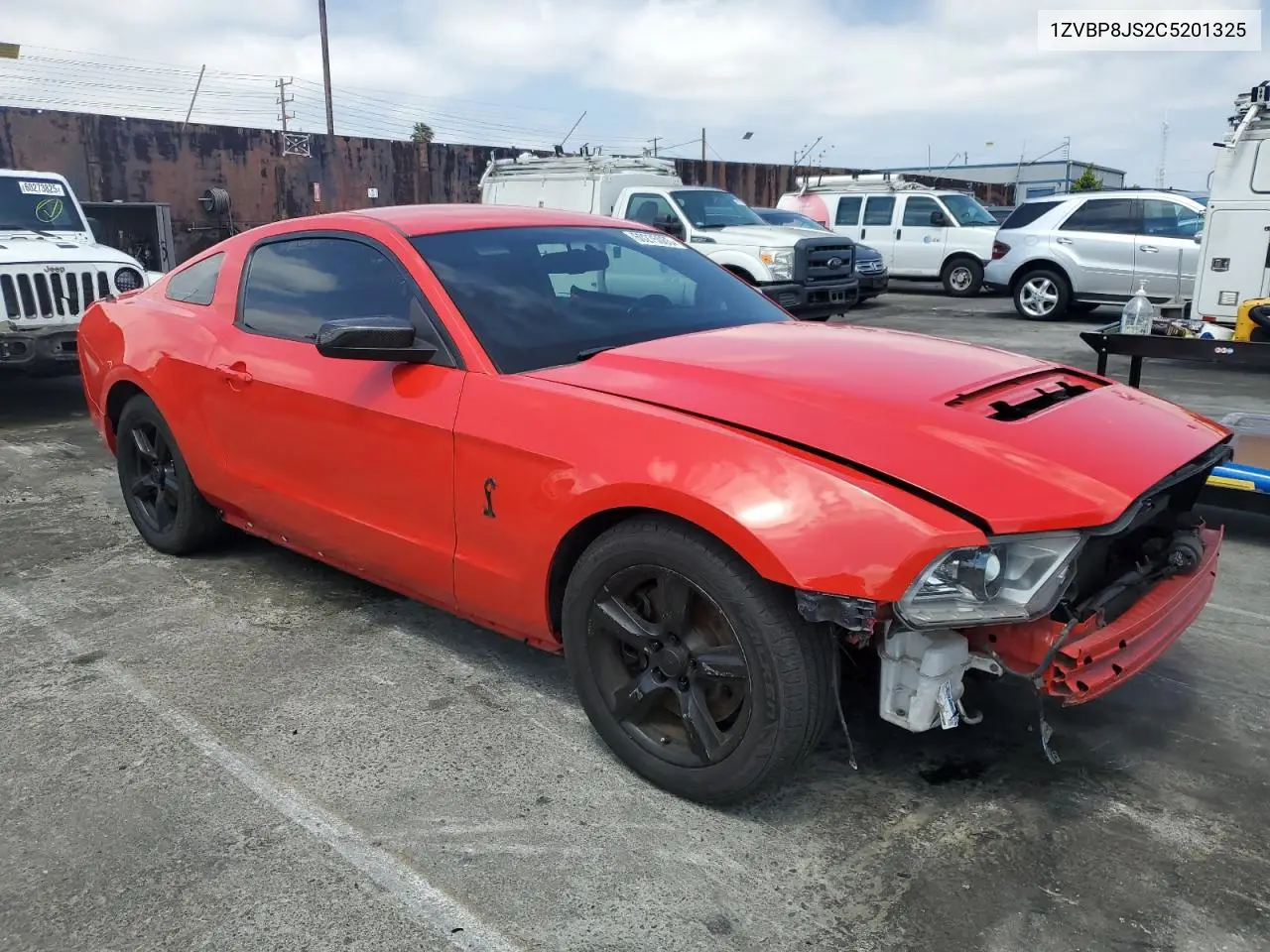 2012 Ford Mustang Shelby Gt500 VIN: 1ZVBP8JS2C5201325 Lot: 60275065