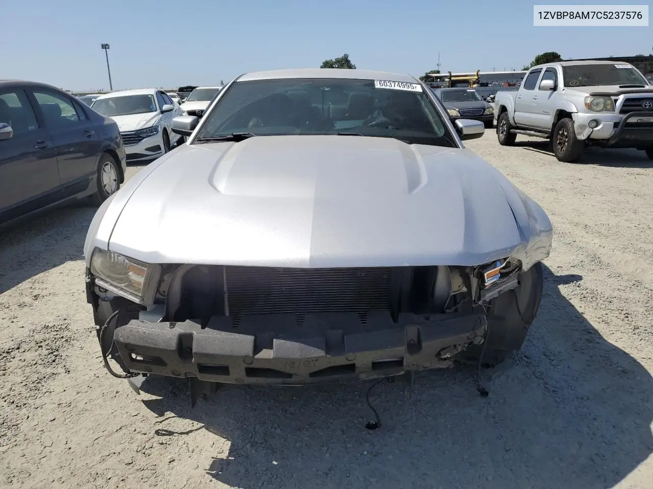 2012 Ford Mustang VIN: 1ZVBP8AM7C5237576 Lot: 60374995