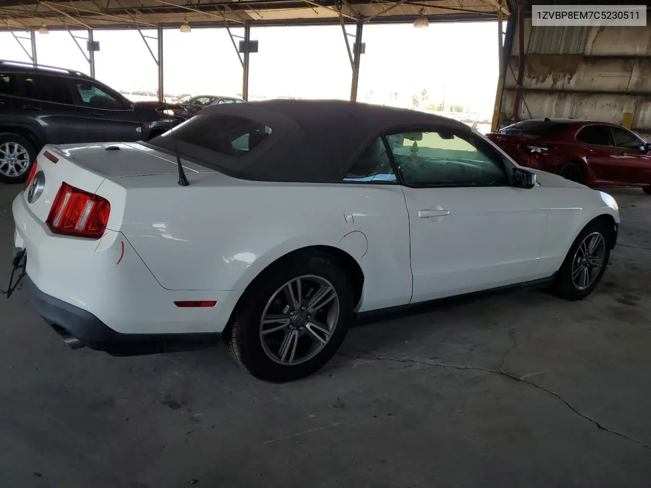 2012 Ford Mustang VIN: 1ZVBP8EM7C5230511 Lot: 62422385