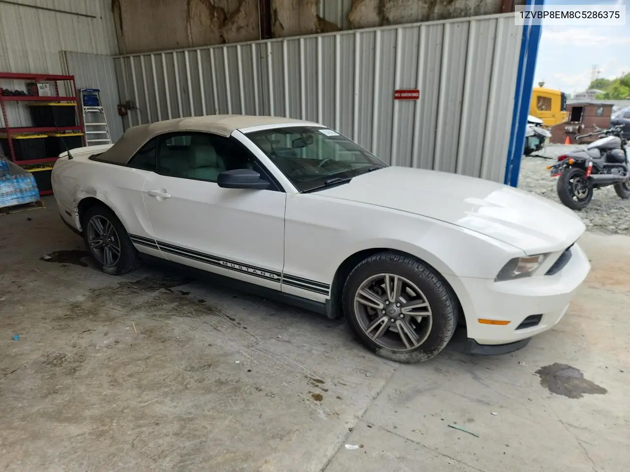 2012 Ford Mustang VIN: 1ZVBP8EM8C5286375 Lot: 62468165