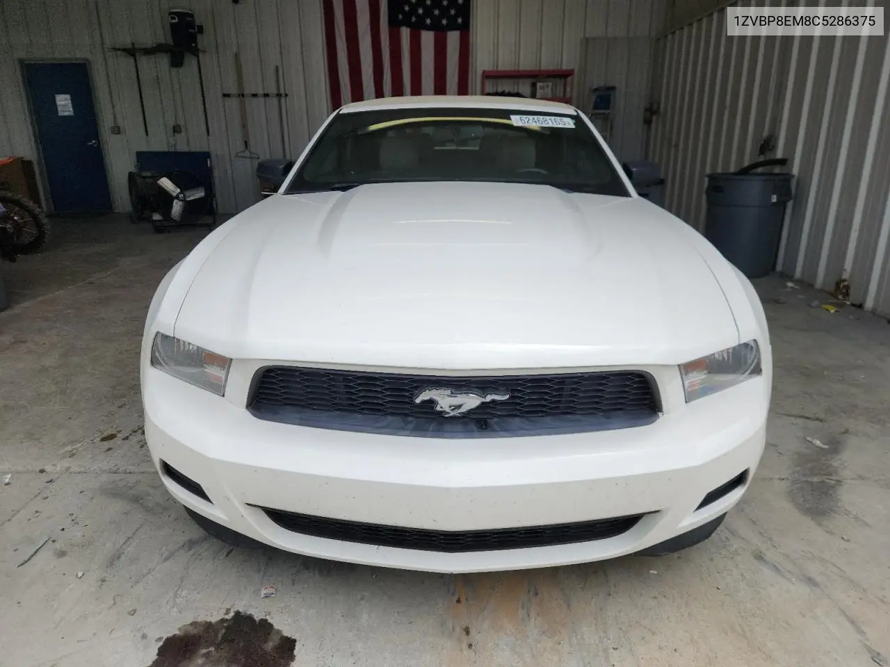 2012 Ford Mustang VIN: 1ZVBP8EM8C5286375 Lot: 62468165