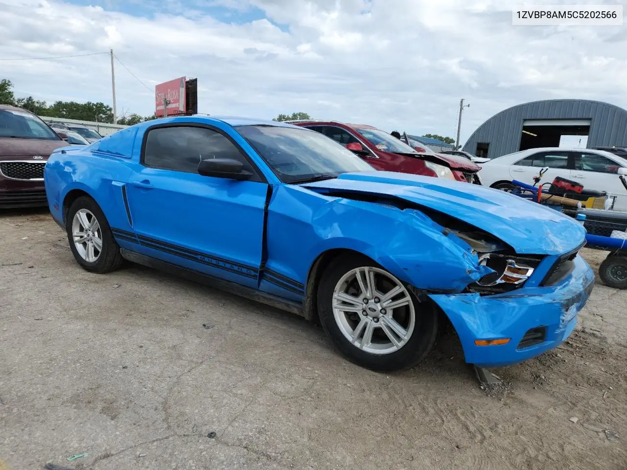 2012 Ford Mustang VIN: 1ZVBP8AM5C5202566 Lot: 62602685