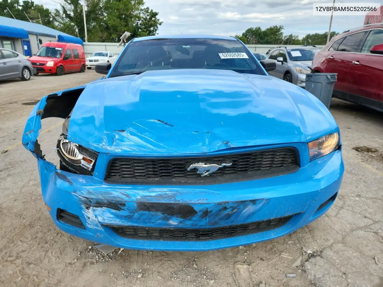 2012 Ford Mustang VIN: 1ZVBP8AM5C5202566 Lot: 62602685