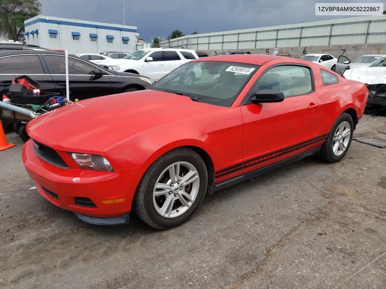 2012 Ford Mustang VIN: 1ZVBP8AM9C5222867 Lot: 62659515