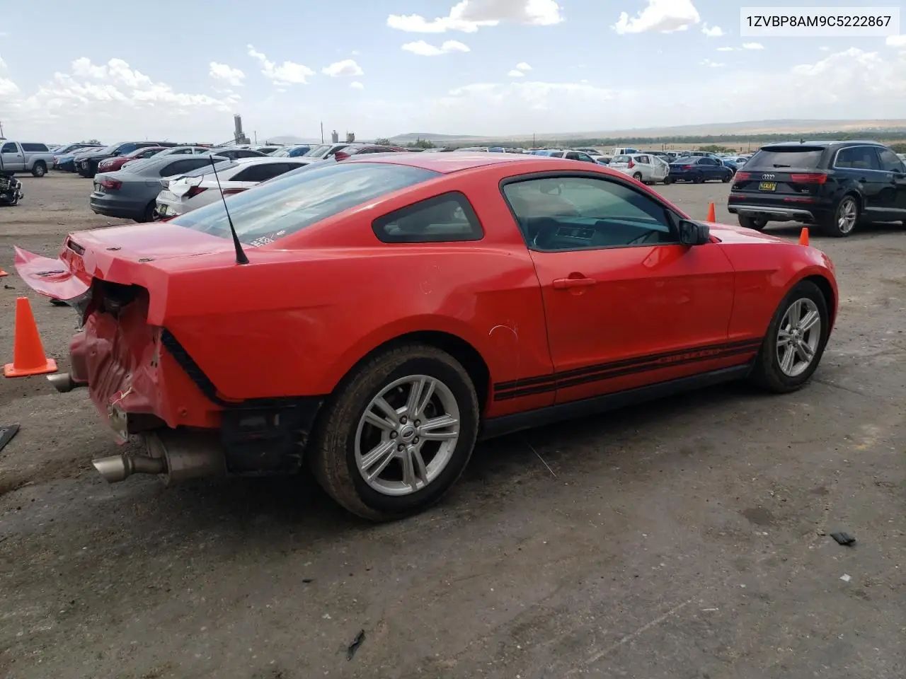 2012 Ford Mustang VIN: 1ZVBP8AM9C5222867 Lot: 62659515