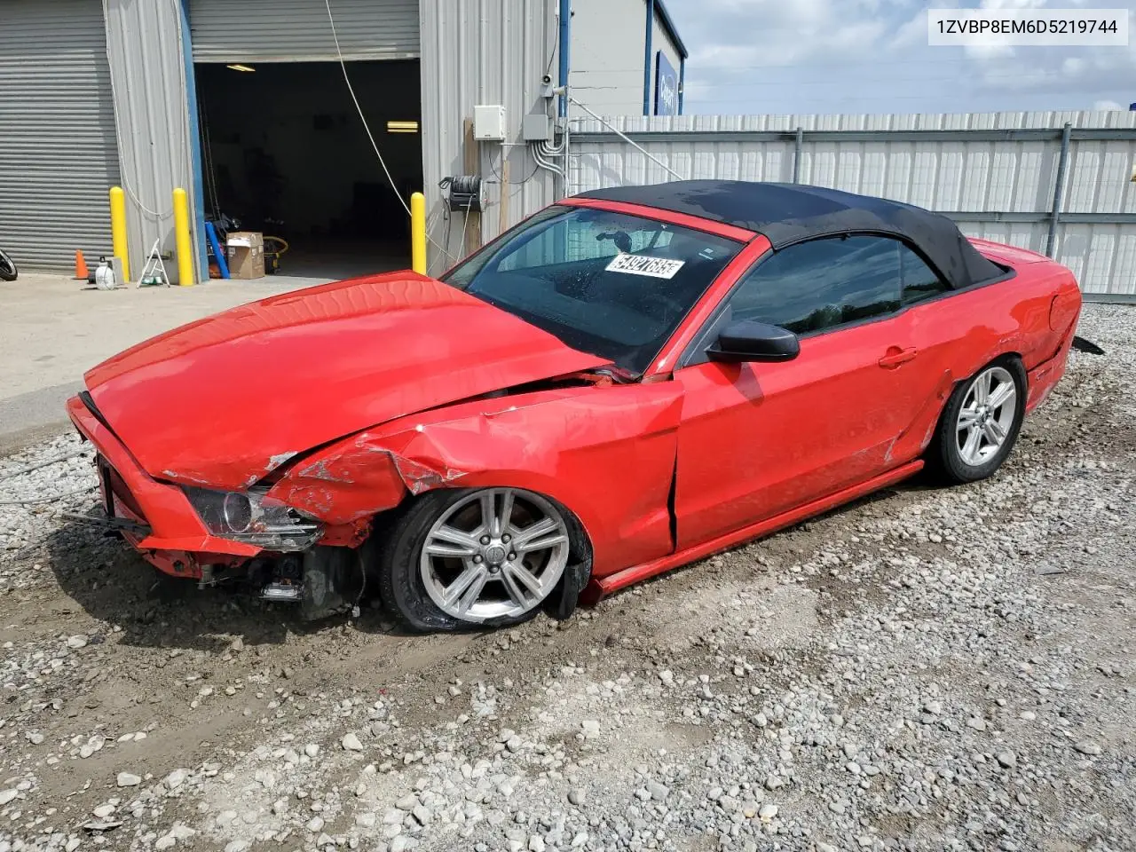 2013 Ford Mustang VIN: 1ZVBP8EM6D5219744 Lot: 54927685