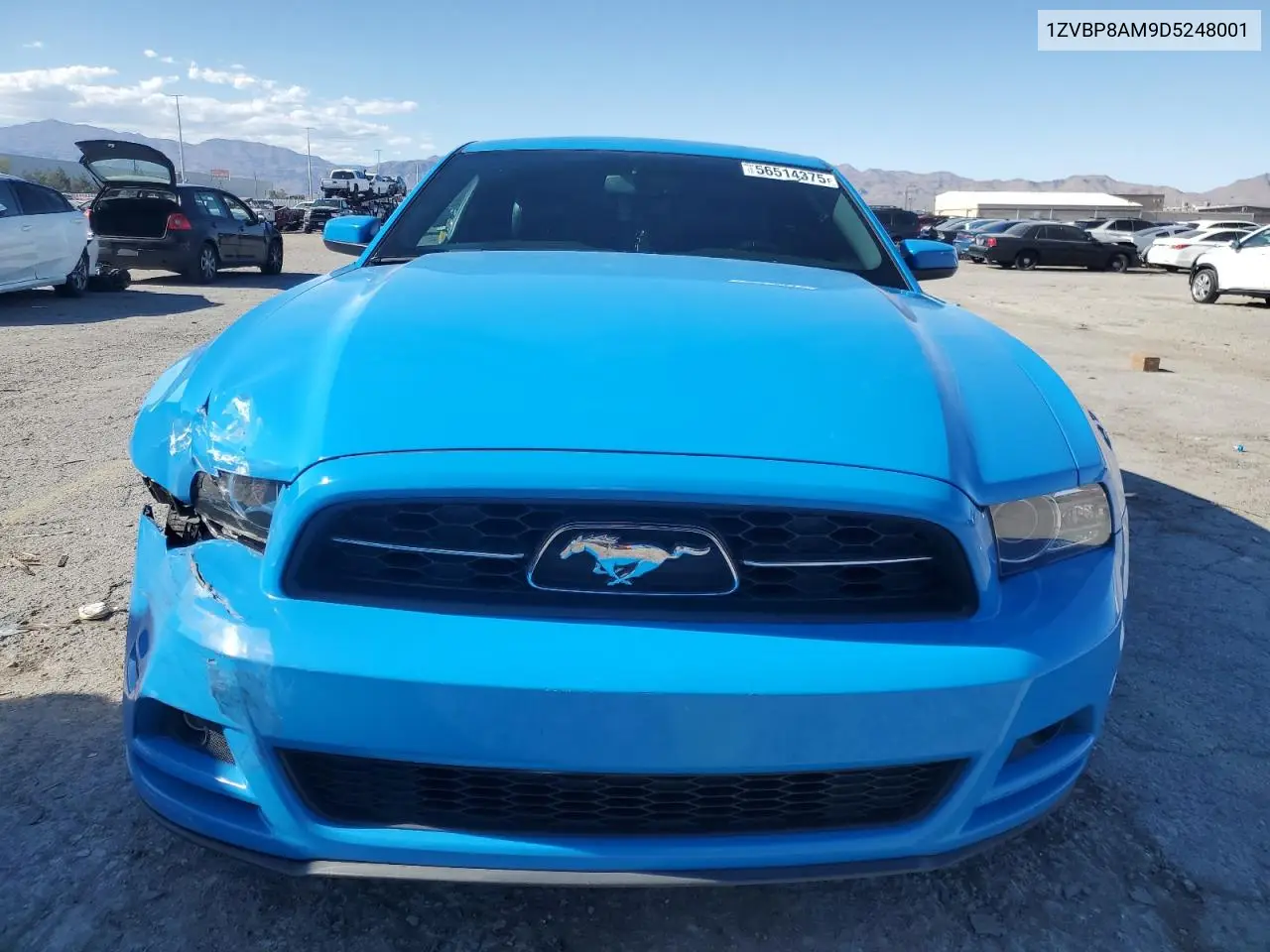 2013 Ford Mustang VIN: 1ZVBP8AM9D5248001 Lot: 56514375