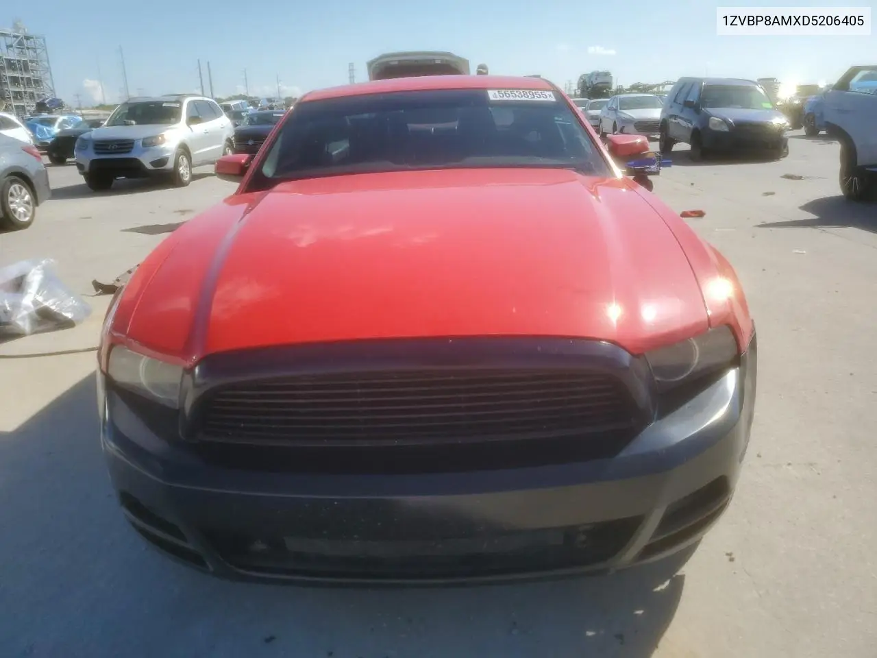 2013 Ford Mustang VIN: 1ZVBP8AMXD5206405 Lot: 56538955