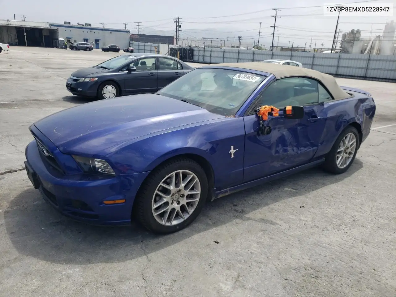 2013 Ford Mustang VIN: 1ZVBP8EMXD5228947 Lot: 56789884