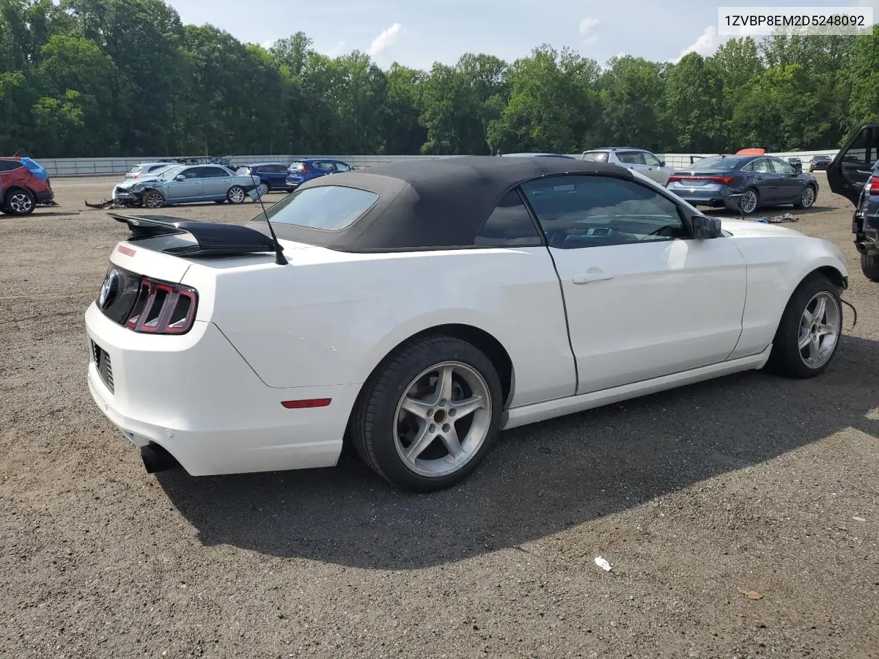 2013 Ford Mustang VIN: 1ZVBP8EM2D5248092 Lot: 62529765