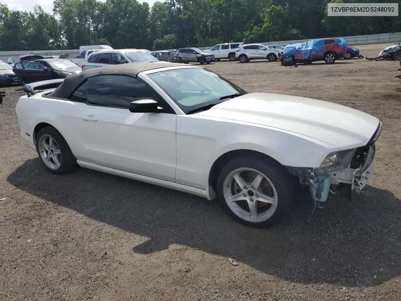 2013 Ford Mustang VIN: 1ZVBP8EM2D5248092 Lot: 62529765