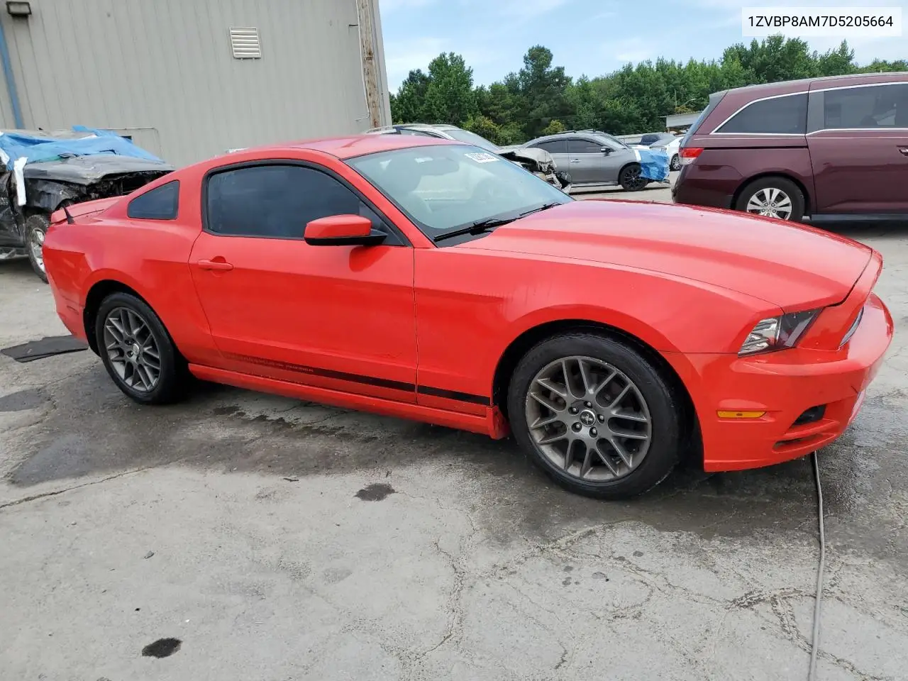 2013 Ford Mustang VIN: 1ZVBP8AM7D5205664 Lot: 62901385