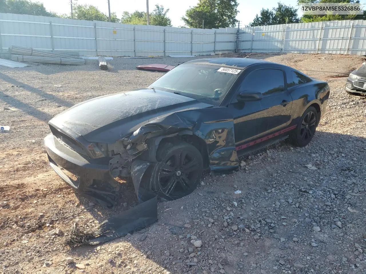 2014 Ford Mustang VIN: 1ZVBP8AM5E5326856 Lot: 56857125