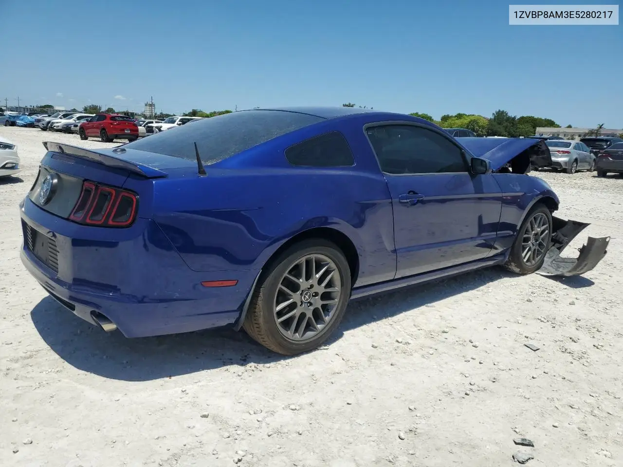 2014 Ford Mustang VIN: 1ZVBP8AM3E5280217 Lot: 57130475