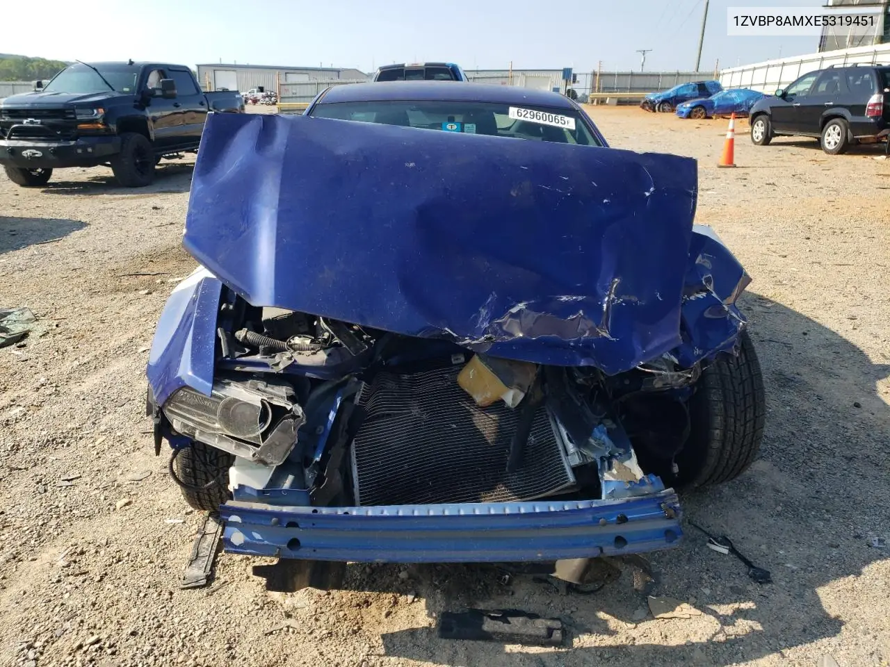2014 Ford Mustang VIN: 1ZVBP8AMXE5319451 Lot: 62960065