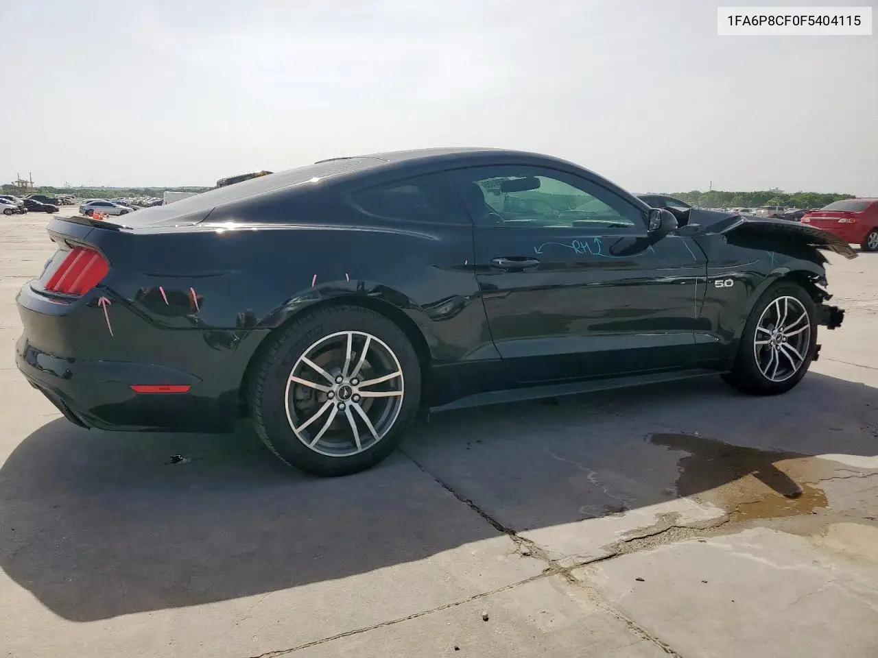 2015 Ford Mustang Gt VIN: 1FA6P8CF0F5404115 Lot: 55531055