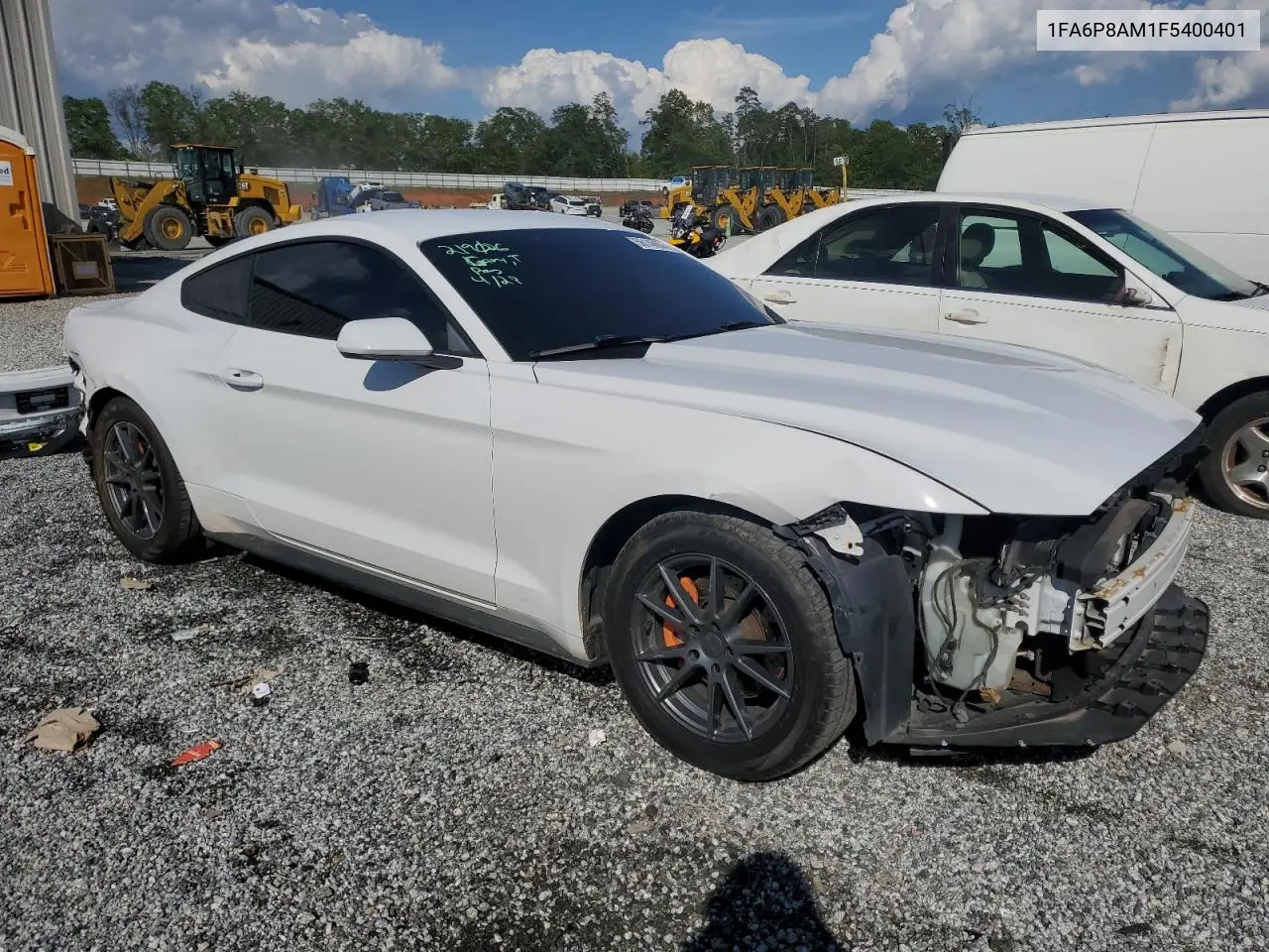 2015 Ford Mustang VIN: 1FA6P8AM1F5400401 Lot: 56145655