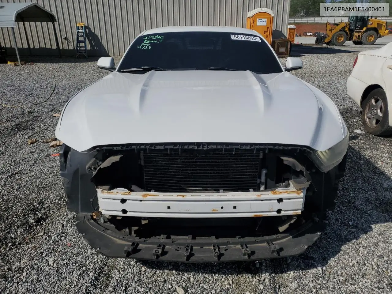 2015 Ford Mustang VIN: 1FA6P8AM1F5400401 Lot: 56145655