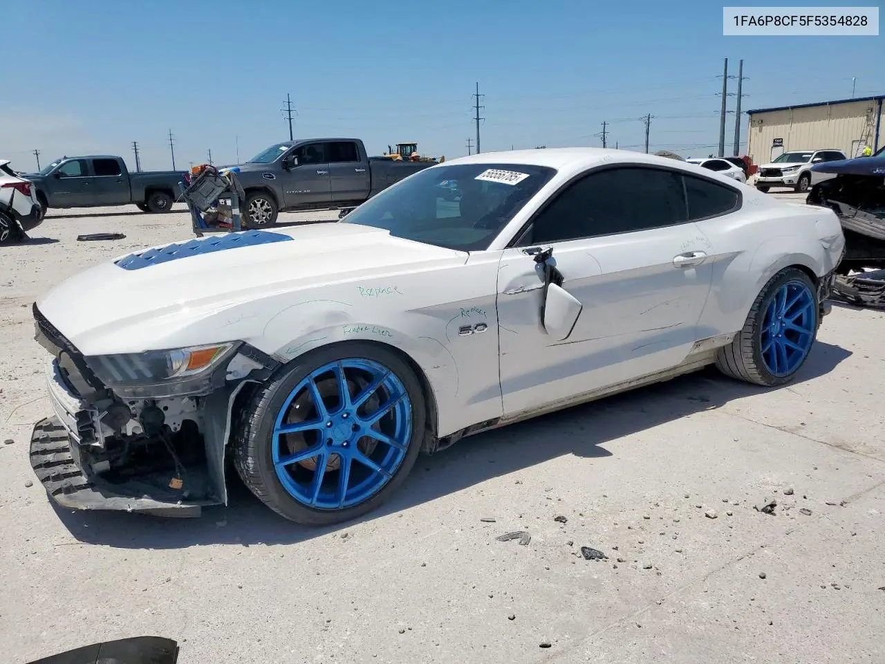 2015 Ford Mustang Gt VIN: 1FA6P8CF5F5354828 Lot: 56556785