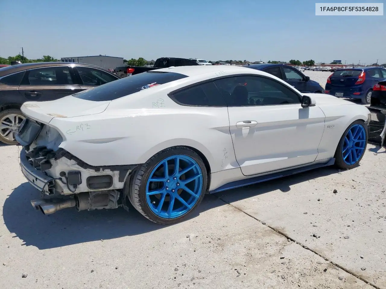 2015 Ford Mustang Gt VIN: 1FA6P8CF5F5354828 Lot: 56556785
