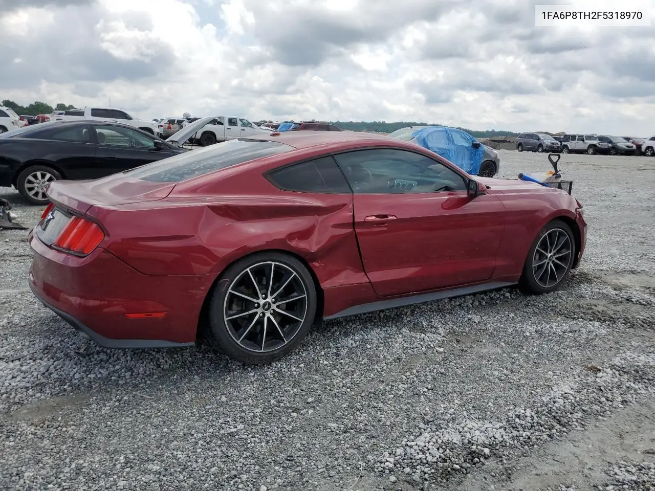 2015 Ford Mustang VIN: 1FA6P8TH2F5318970 Lot: 56796965
