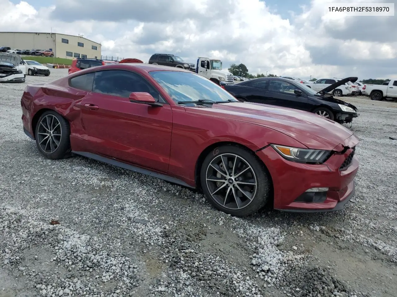 2015 Ford Mustang VIN: 1FA6P8TH2F5318970 Lot: 56796965