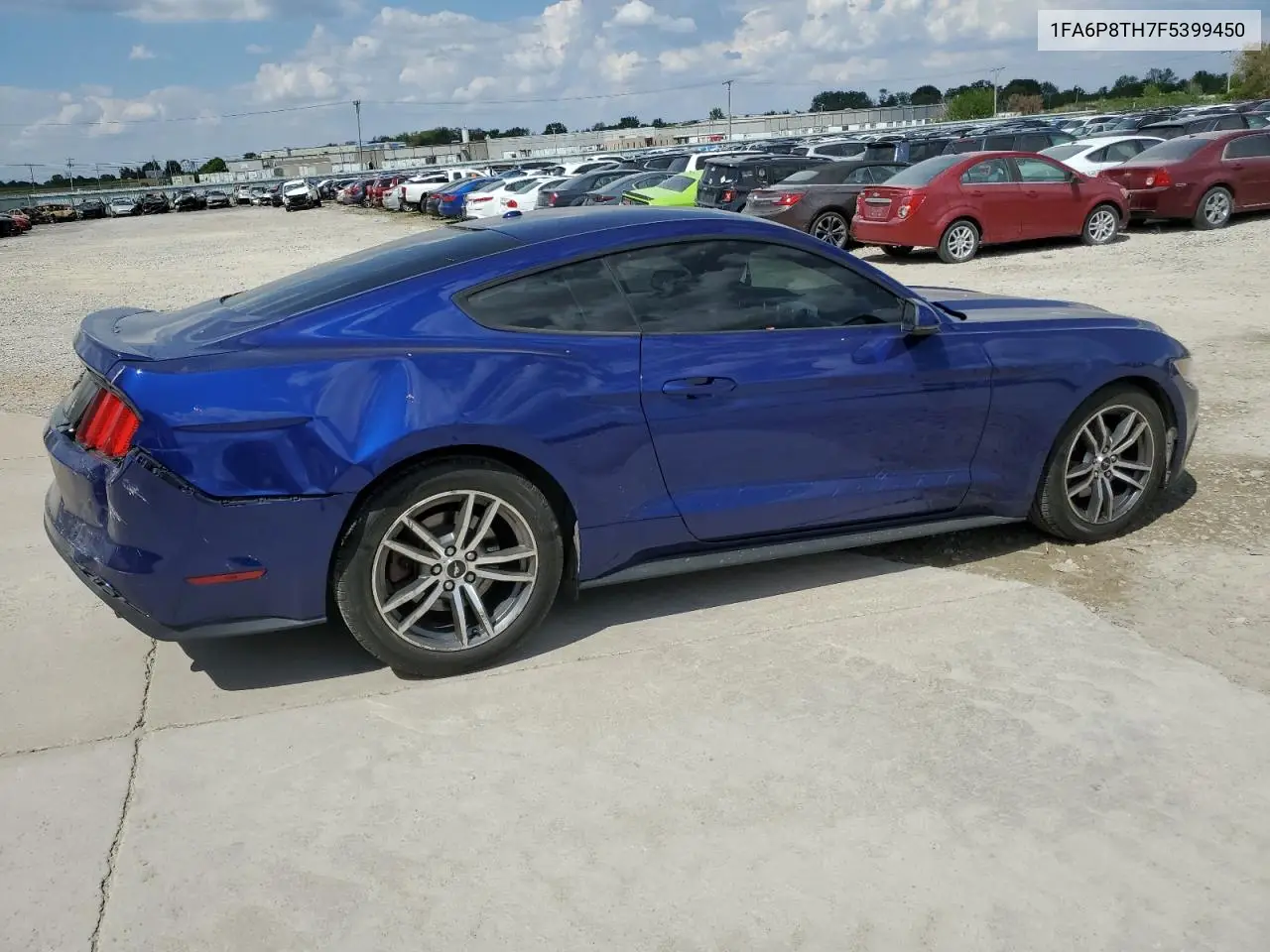 2015 Ford Mustang VIN: 1FA6P8TH7F5399450 Lot: 56922535