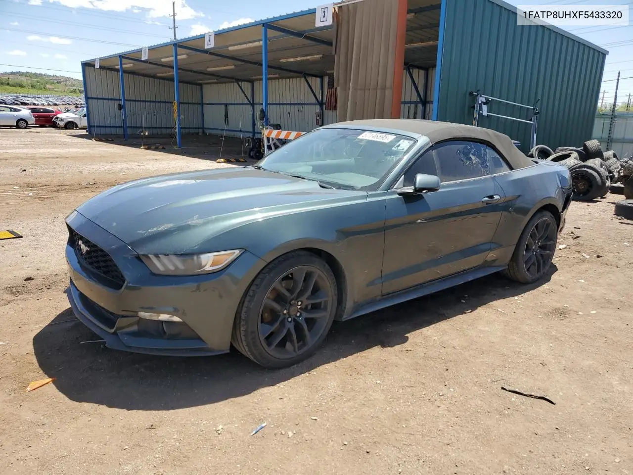 2015 Ford Mustang VIN: 1FATP8UHXF5433320 Lot: 57146595