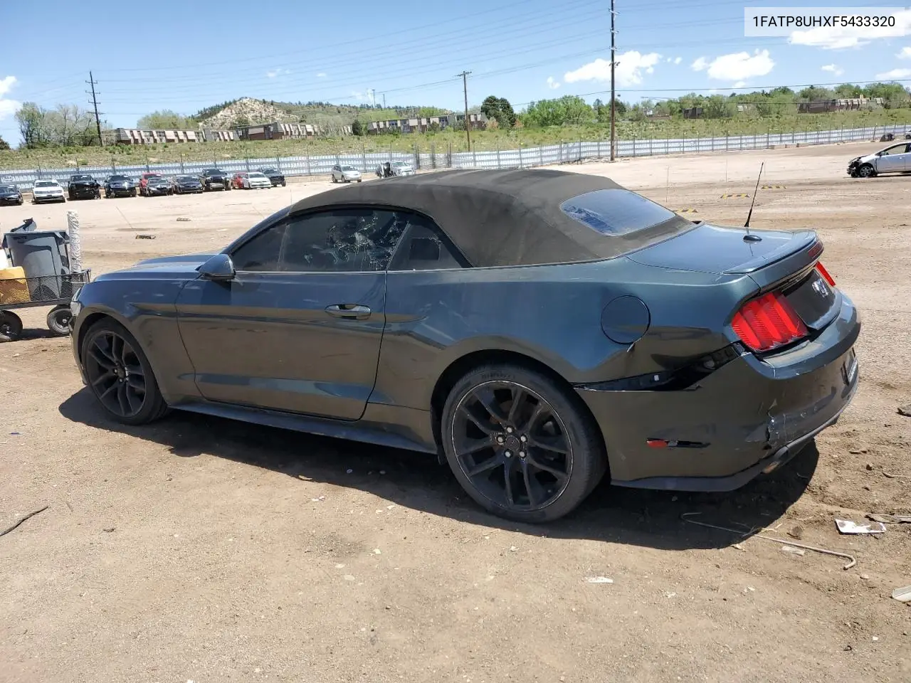 2015 Ford Mustang VIN: 1FATP8UHXF5433320 Lot: 57146595