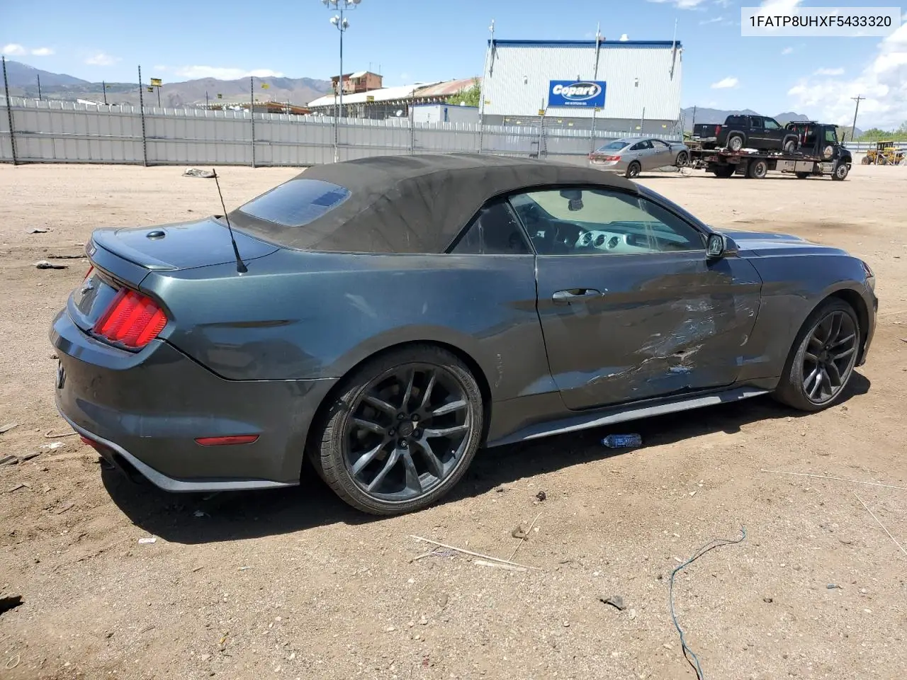 2015 Ford Mustang VIN: 1FATP8UHXF5433320 Lot: 57146595