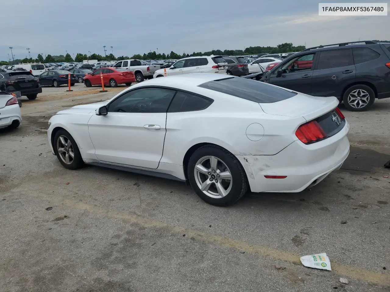 2015 Ford Mustang VIN: 1FA6P8AMXF5367480 Lot: 57643445