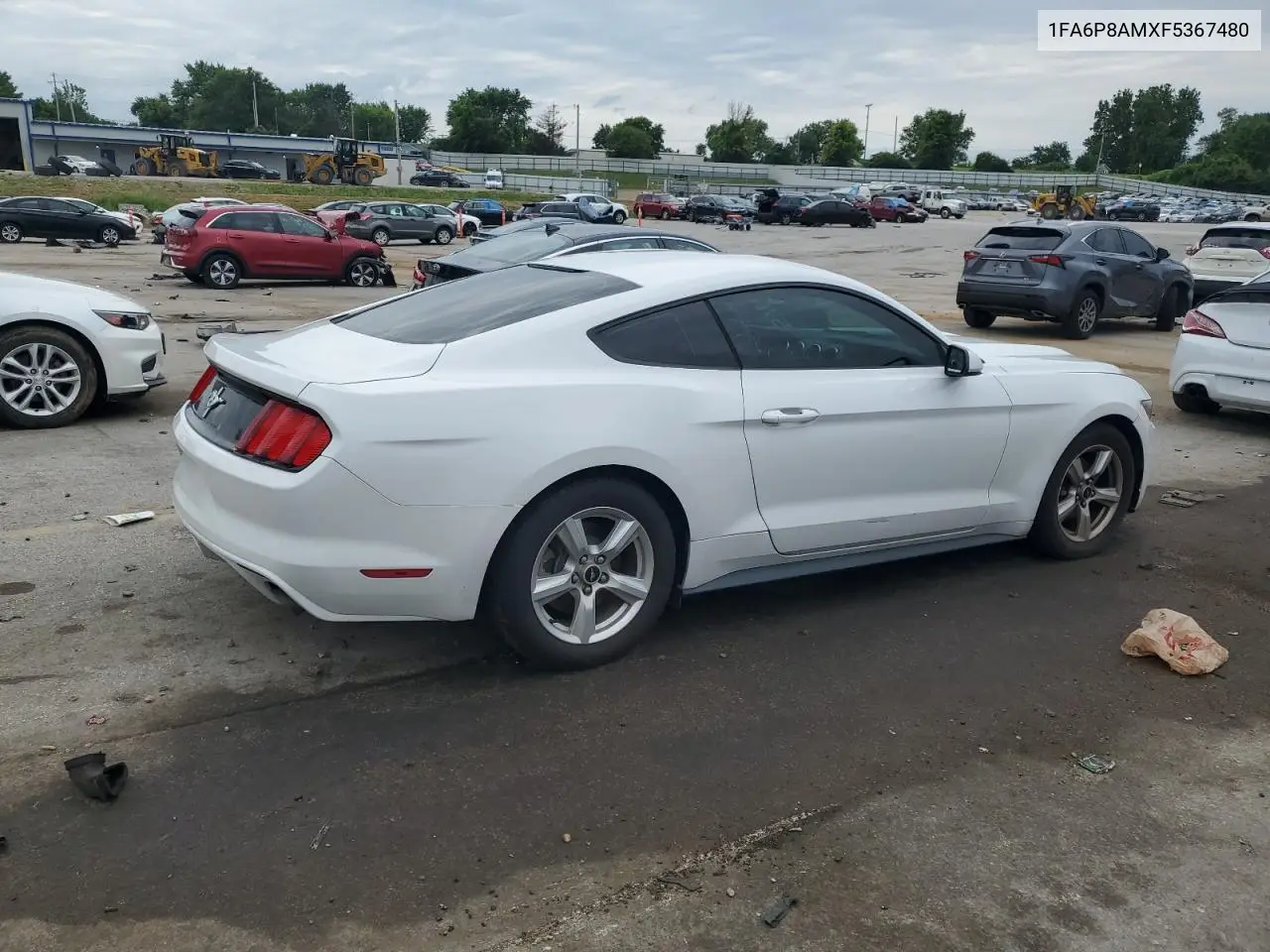 2015 Ford Mustang VIN: 1FA6P8AMXF5367480 Lot: 57643445