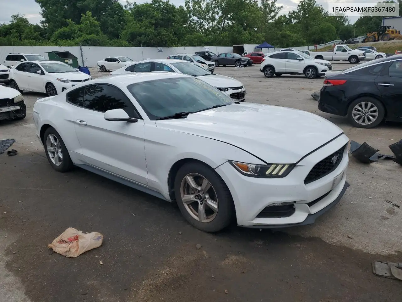 2015 Ford Mustang VIN: 1FA6P8AMXF5367480 Lot: 57643445