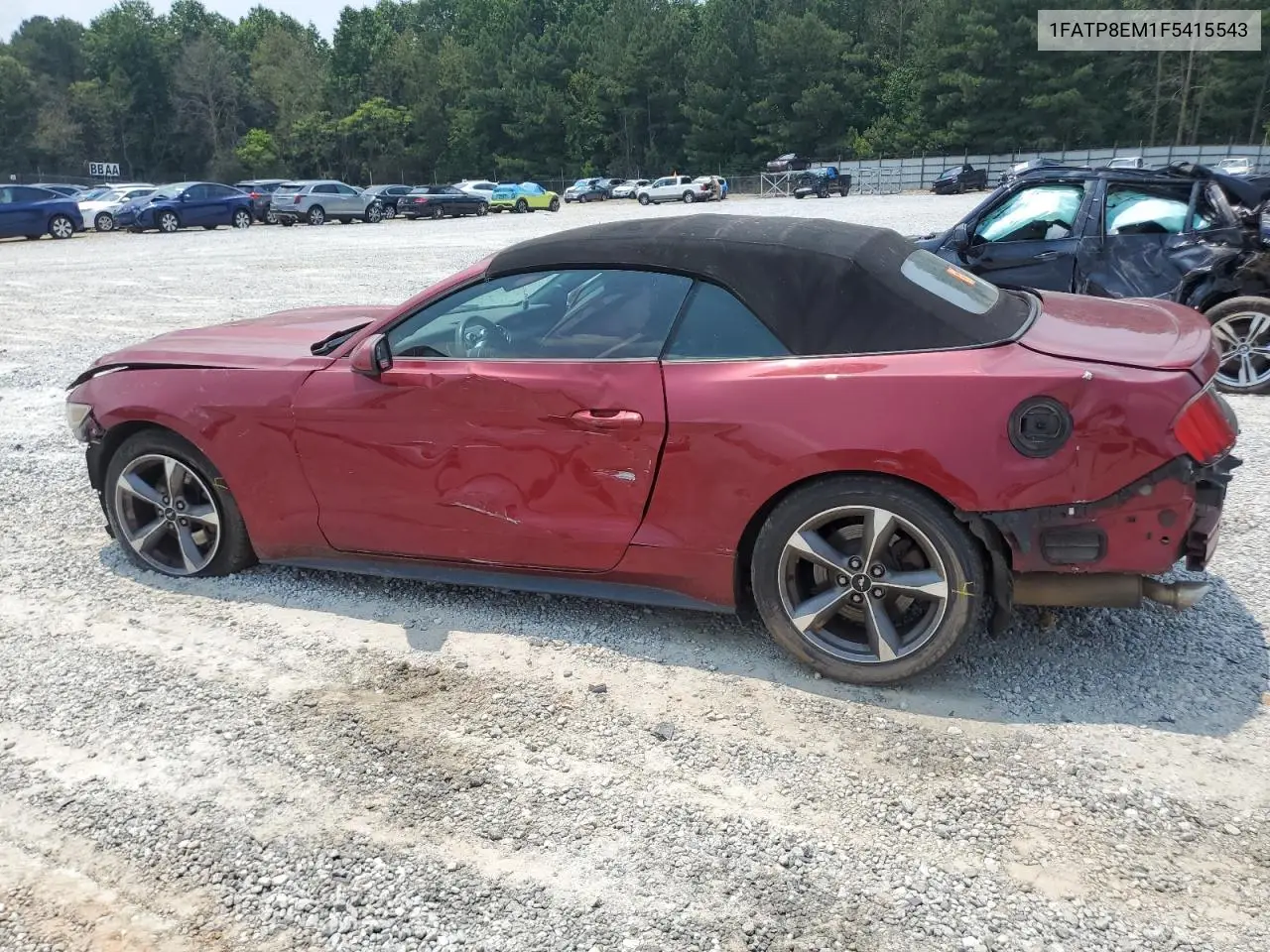 2015 Ford Mustang VIN: 1FATP8EM1F5415543 Lot: 59265635