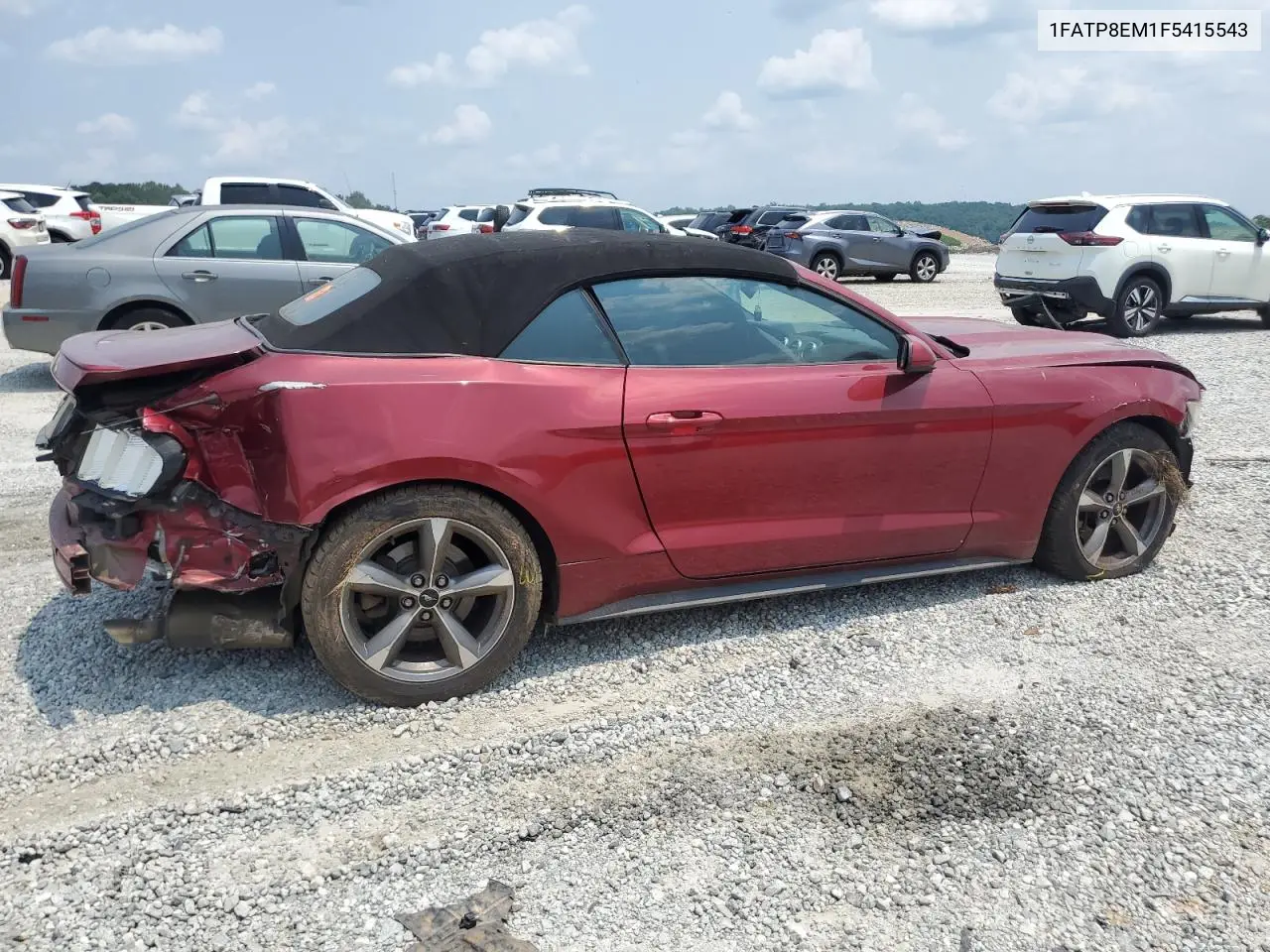 2015 Ford Mustang VIN: 1FATP8EM1F5415543 Lot: 59265635