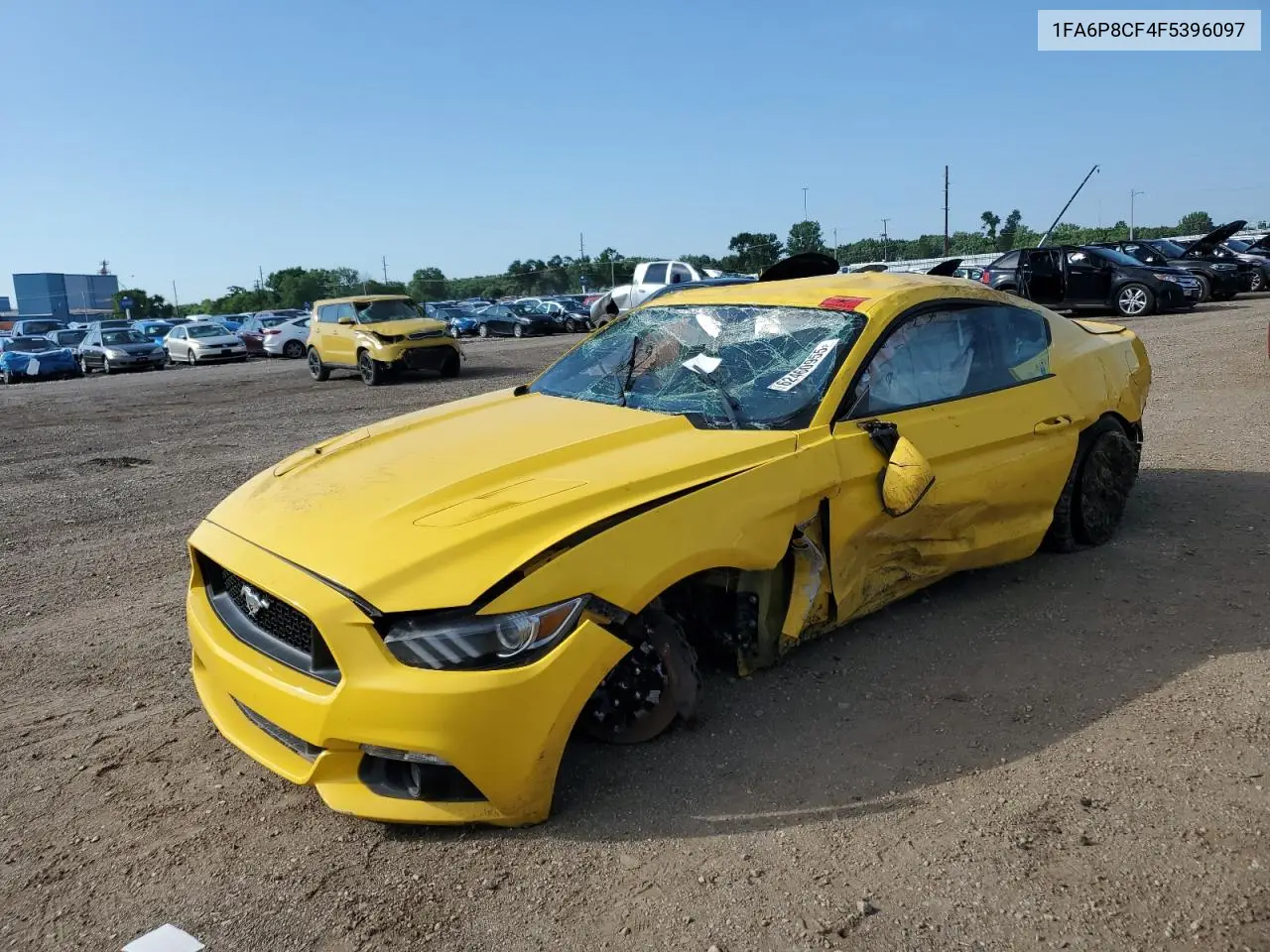 2015 Ford Mustang Gt VIN: 1FA6P8CF4F5396097 Lot: 62460955