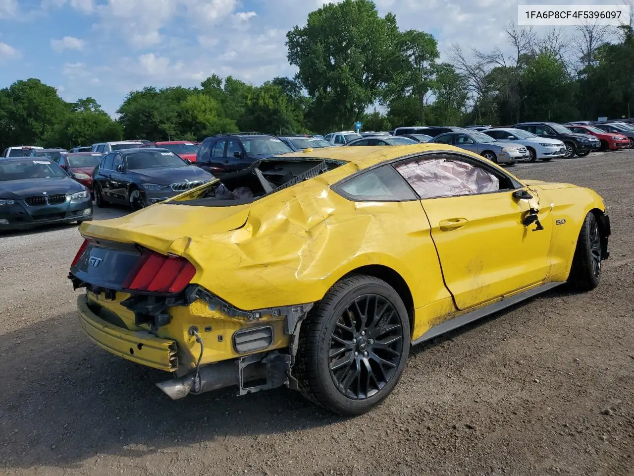 2015 Ford Mustang Gt VIN: 1FA6P8CF4F5396097 Lot: 62460955