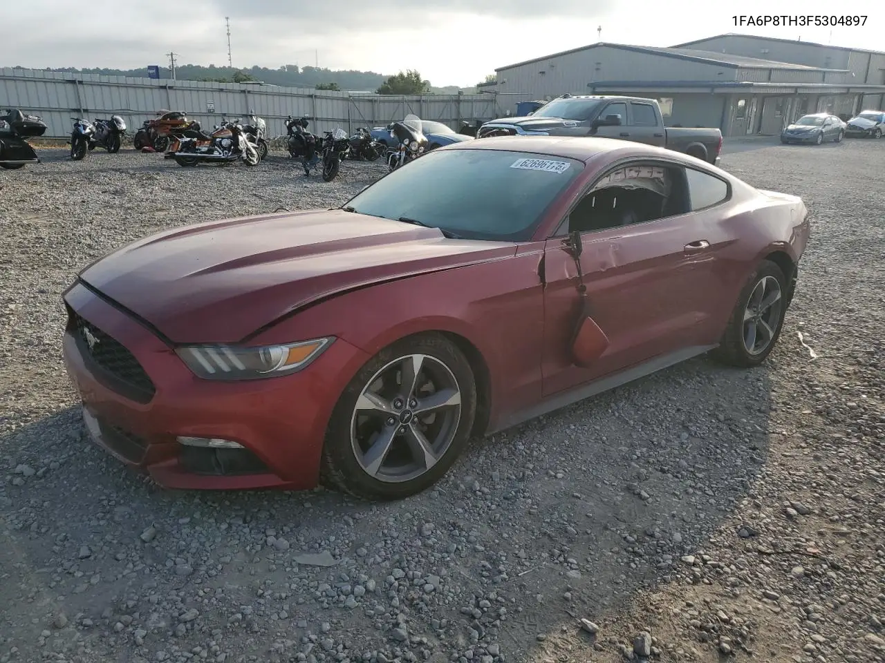 2015 Ford Mustang VIN: 1FA6P8TH3F5304897 Lot: 62696175
