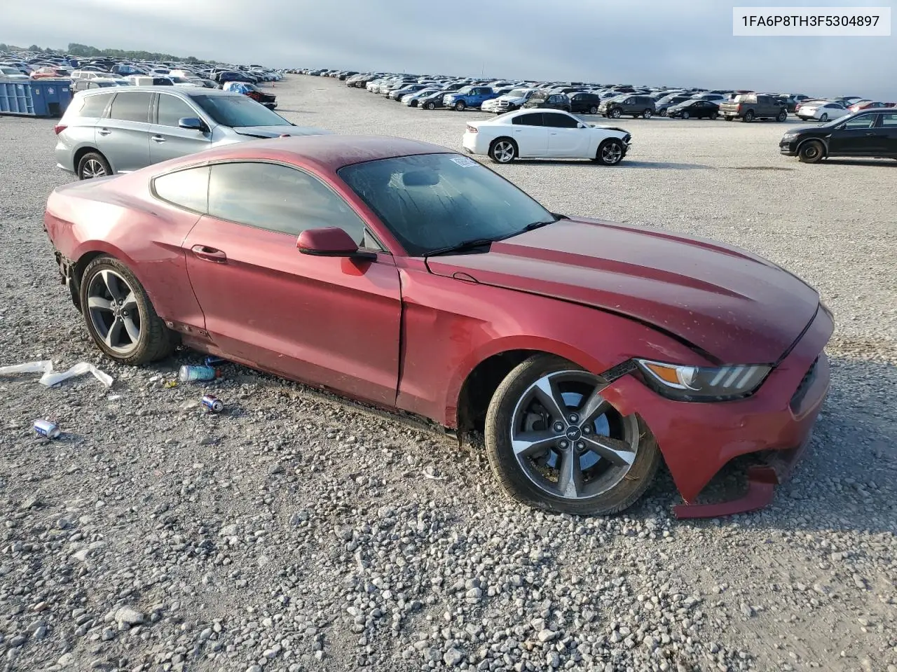 2015 Ford Mustang VIN: 1FA6P8TH3F5304897 Lot: 62696175