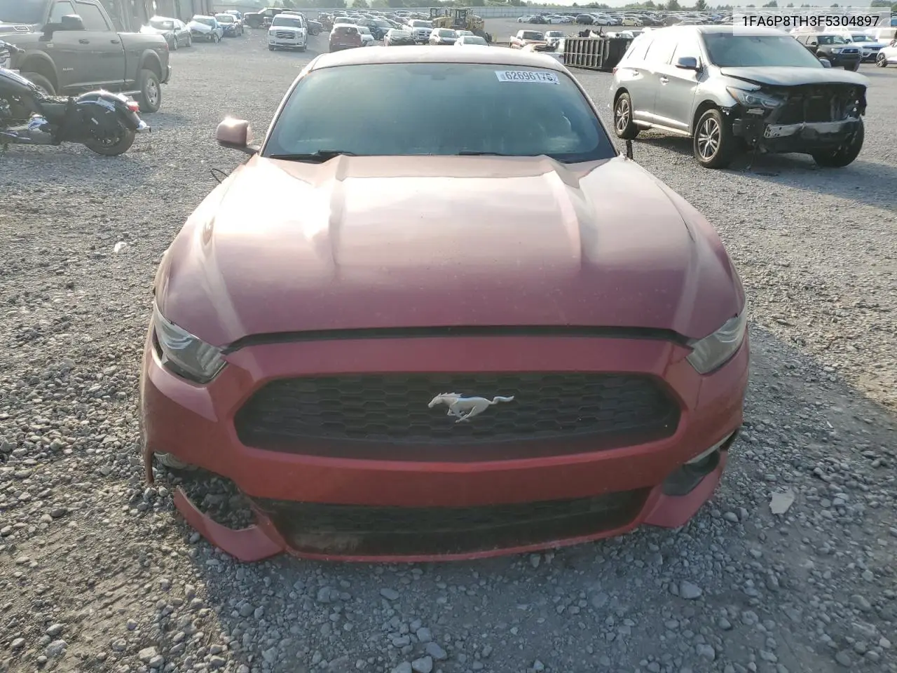 2015 Ford Mustang VIN: 1FA6P8TH3F5304897 Lot: 62696175